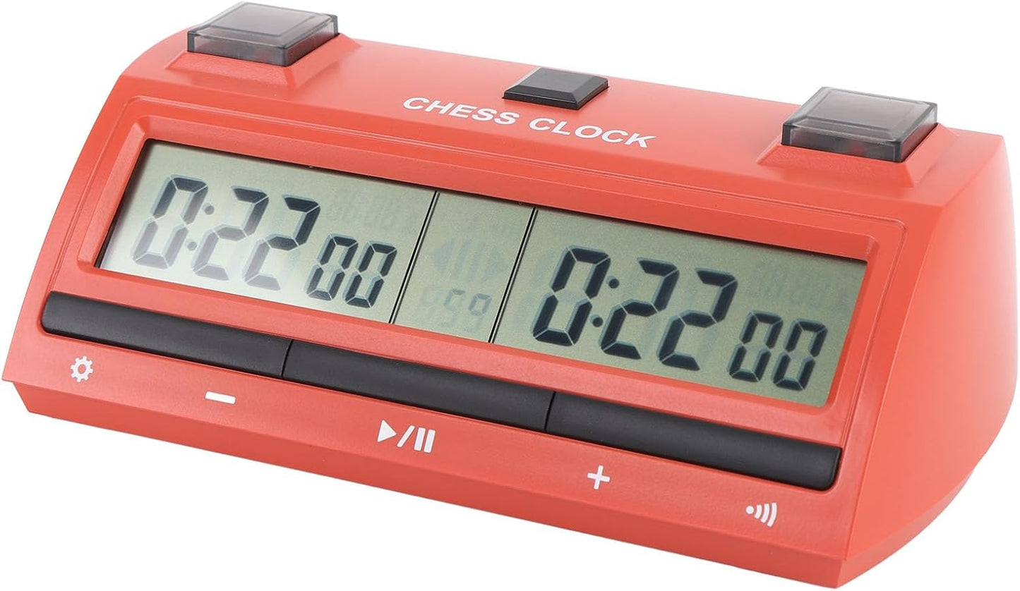 Professional Digital Chess Clock Timer Portable Tournament Large Screen Game Timer Board for Game