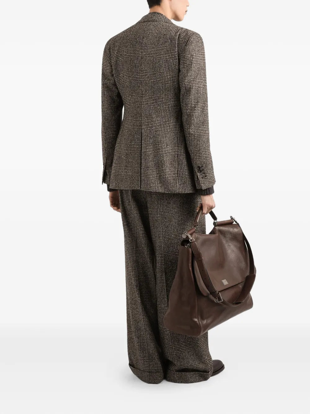 Dolce ドルチェ＆ガッバーナワイドレッグ格子縞のズボン - Image 6