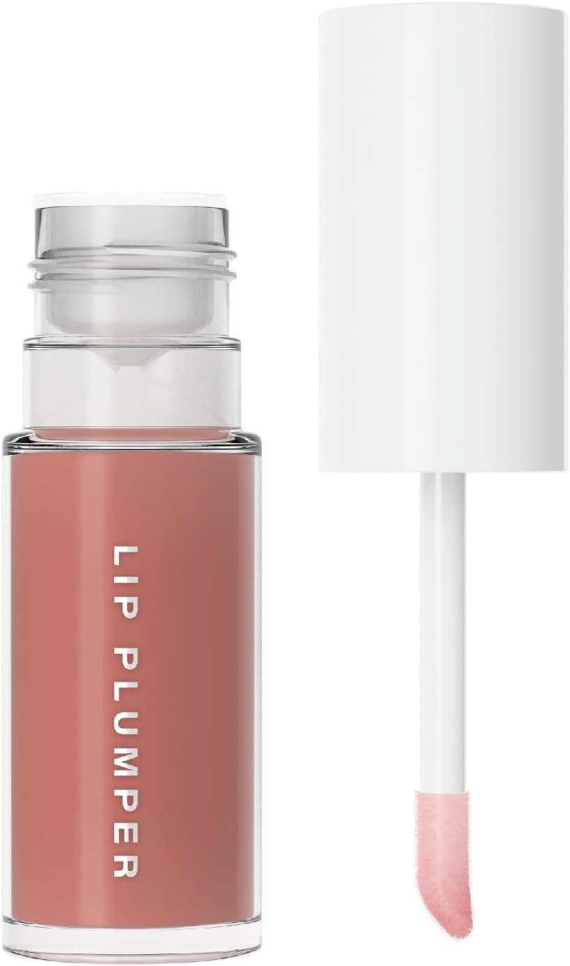 K-Palette CHUNEW Lip Plumper, 04, Cherry Syrup, 0.3 oz (8 g), No Capsaicin, Multi-Purpose Use (Base, Moisturizing, Protective, Glossy, Lip Color, Vertical Straightening, Makeup Effect)