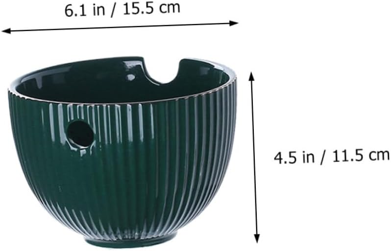 UTHCLO 陶磁器製ラーメンどんぶり 滑らか表面で洗浄簡単 多機能インスタント麺碗 即席うどん対応 家族や友人への贈り物に