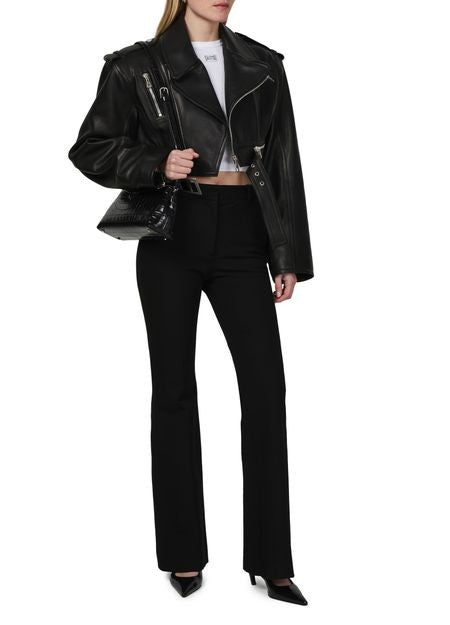 JEAN PAUL GAULTIER レザー製 クロップドジャケット - Image 6