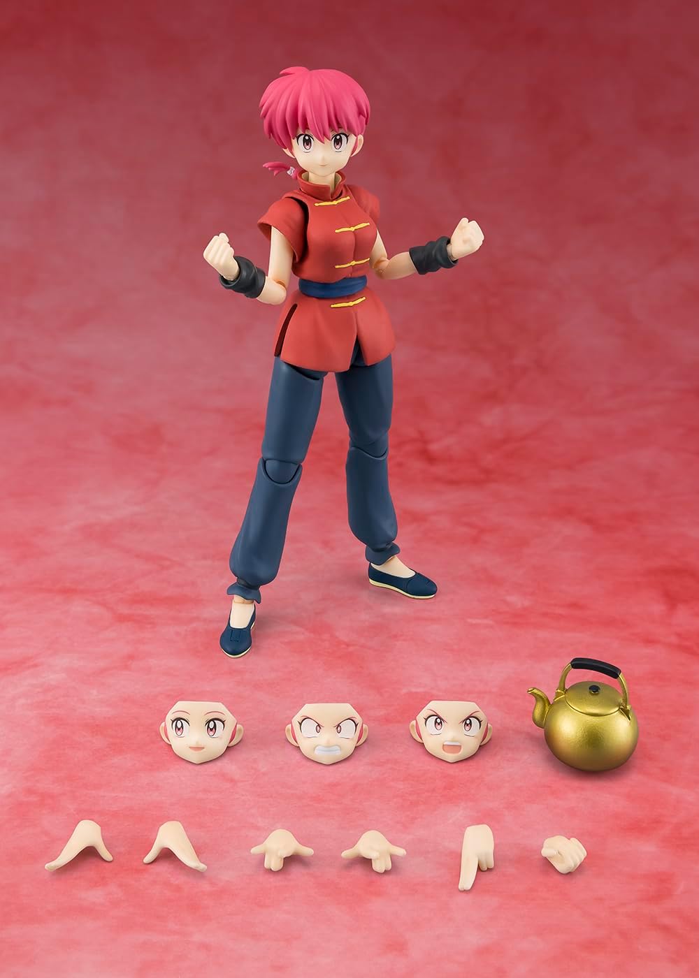 Tamashi Nations S.H. Figuarts Rama 1/2 Ranma, Approx. 4.7 inches (120 mm), PVC & ABS Pre-painted Action Figure