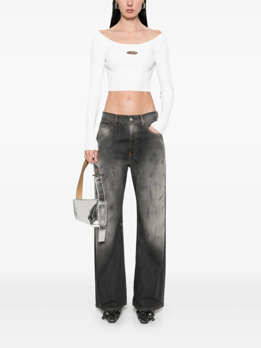 Diesel ディーゼル M Vera Long Sleeved Tシャツ - Image 6