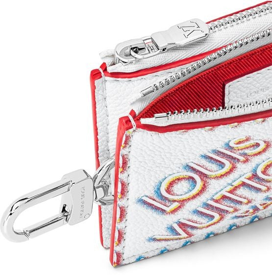 LOUIS VUITTON Double Zipped Card Holder - Image 6
