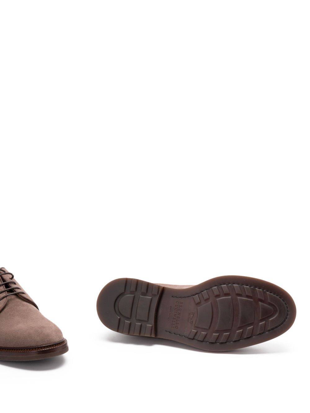 Brunello Brunello Cucinelli Suede Leather Lace Up Shoes - Image 6