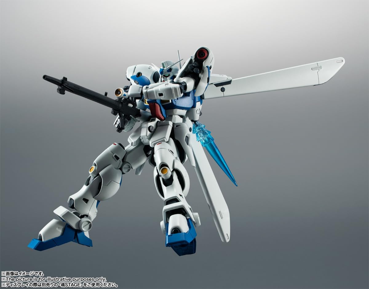 TAMASHII NATIONS ROBOT魂 Mobile Suit Gundam 0083 STARDUST MEMORY RX-78GP04G, Gundam Prototype #4 Gerbera Ver. A.N.I.M.E., Approx. 4.9 inches (125 mm), PVC & ABS Painted Movable Figure