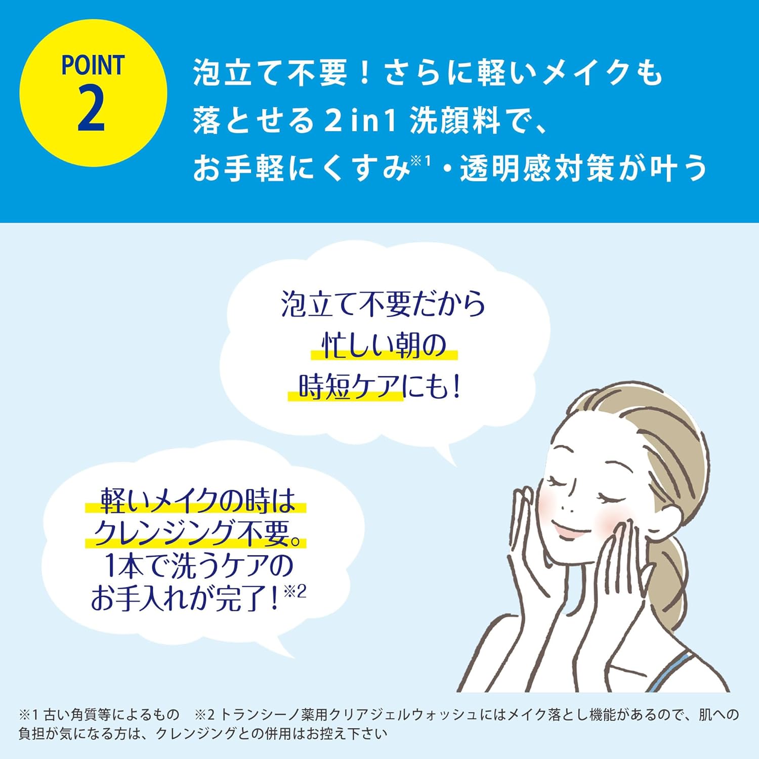 Transcino [Quasi-drug] Medicated Clear Gel Wash, 4.9 oz (110 g), Medicated Facial Cleanser, Dense Gel, Vitamin C Blending, Stains, Pore Care