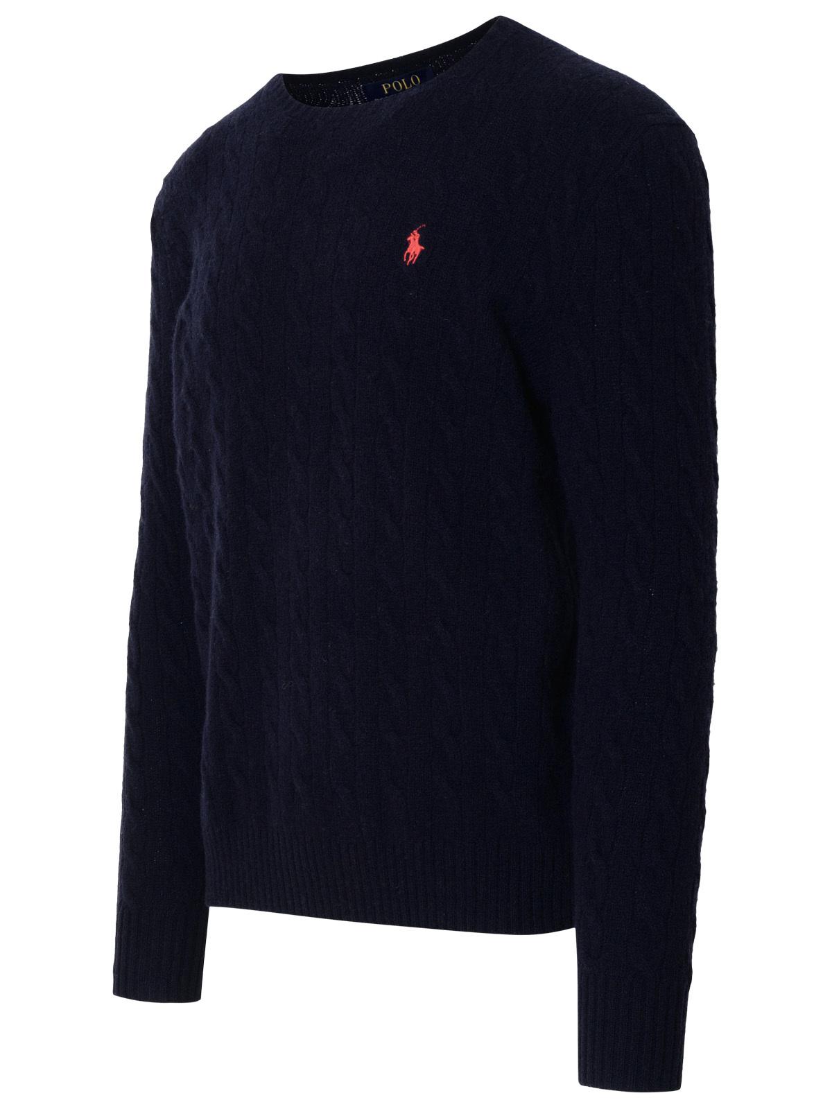 Polo ポロラルフローレンウールブレンドブルーセーター - Image 6