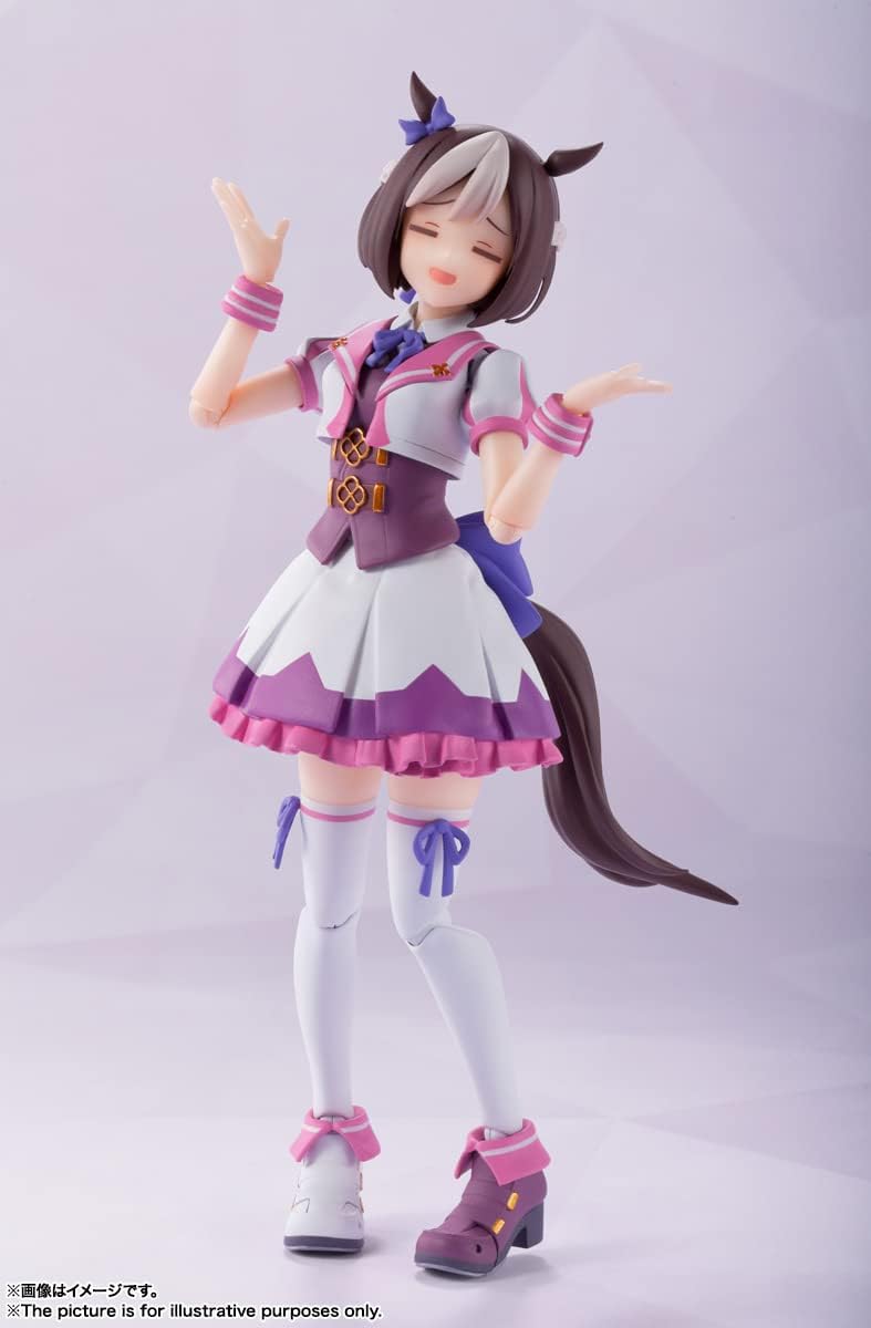S.H. Figuarts Uma Musume Pretty Derby Special Week, Approx. 5.1 inches (130 mm), PVC & ABS, Pre-painted Action Figure