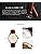 The Stack Authentic Round Classic Men's Women's Wristwatch, Made in Japan, Arabic × silver brown, Belt Type: