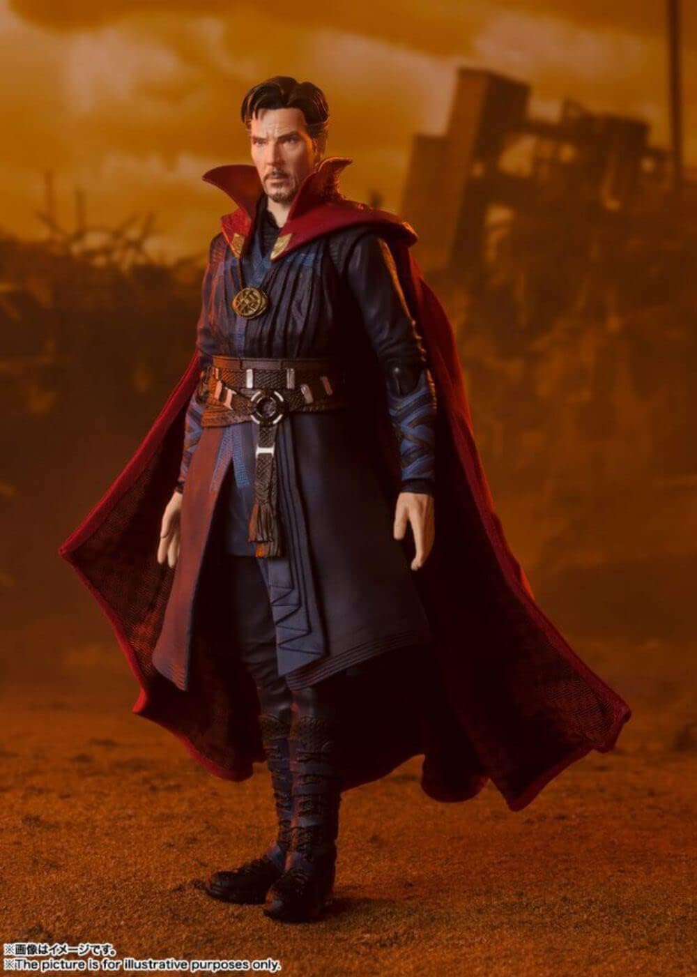 BANDAI SPIRITS S.H. Figuarts Avengers Doctor Strange - BATTLE ON TITAN EDITION Approx. 5.9 inches (150 mm), PVC, ABS, Fabric, Painted Action Figure