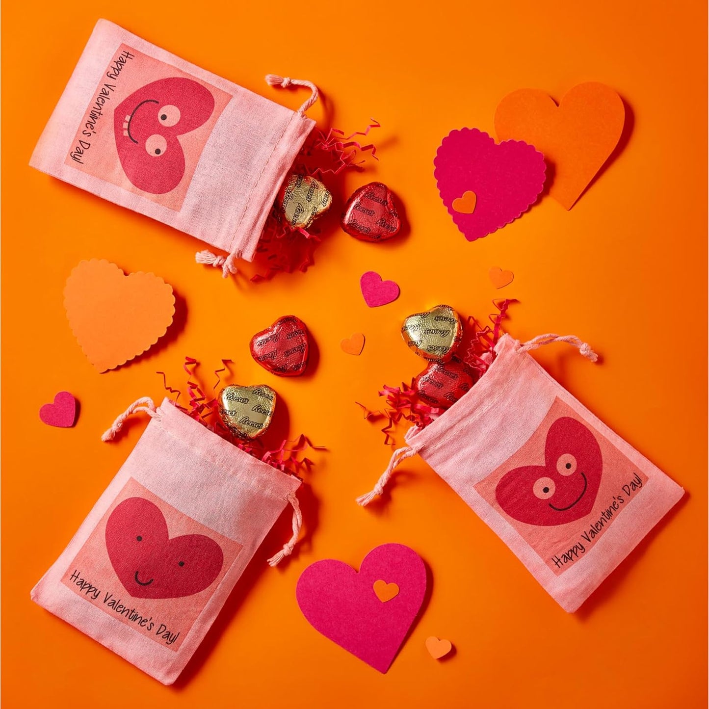 REESE'S Corazones de crema de mantequilla de maní de chocolate, bolsa de dulces de San Valentín, 9.1 onzas