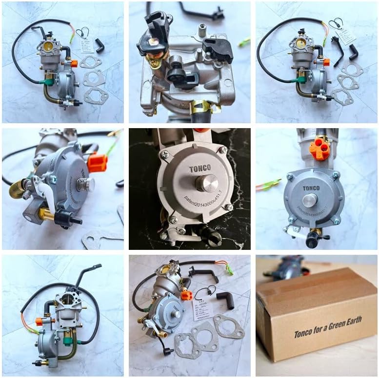 IZREEL 188F Carburetor Dual Fuel Manual Chalk LPG/NG Conversion Kit Gasoline Generator Hybrid 5KW + Scarf as Gift