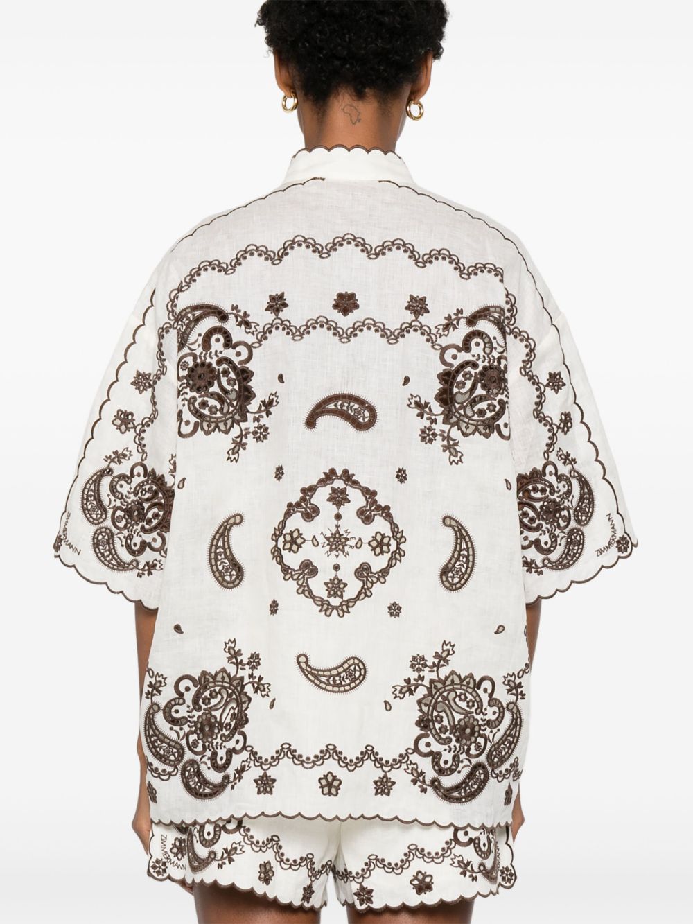 Zimmermann Zimmermann Ascension刺繍シャツ - Image 6