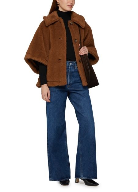 MAX MARA Tenebre テディベア ケープ - Image 6