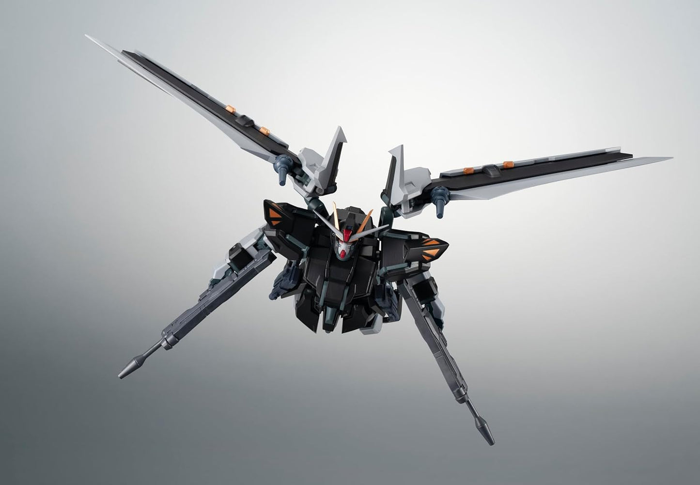 TAMASHII NATIONS ROBOT SPIRITS Mobile Suit Gundam SEED C.E.73 - STARGAZER- GAT-X105E+AQM/E-X09S Strike Noir Gundam Ver. A.N.I.M.E. Approx. 4.9 inches (125 mm) PVC & ABS Pre-Painted Action Figure