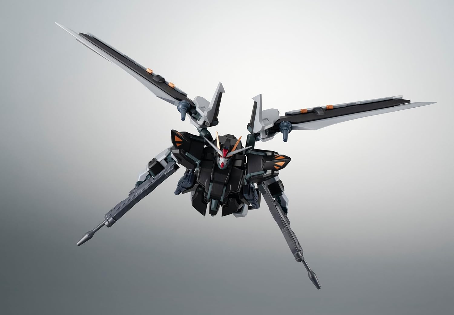 TAMASHII NATIONS ROBOT SPIRITS Mobile Suit Gundam SEED C.E.73 - STARGAZER- GAT-X105E+AQM/E-X09S Strike Noir Gundam Ver. A.N.I.M.E. Approx. 4.9 inches (125 mm) PVC & ABS Pre-Painted Action Figure