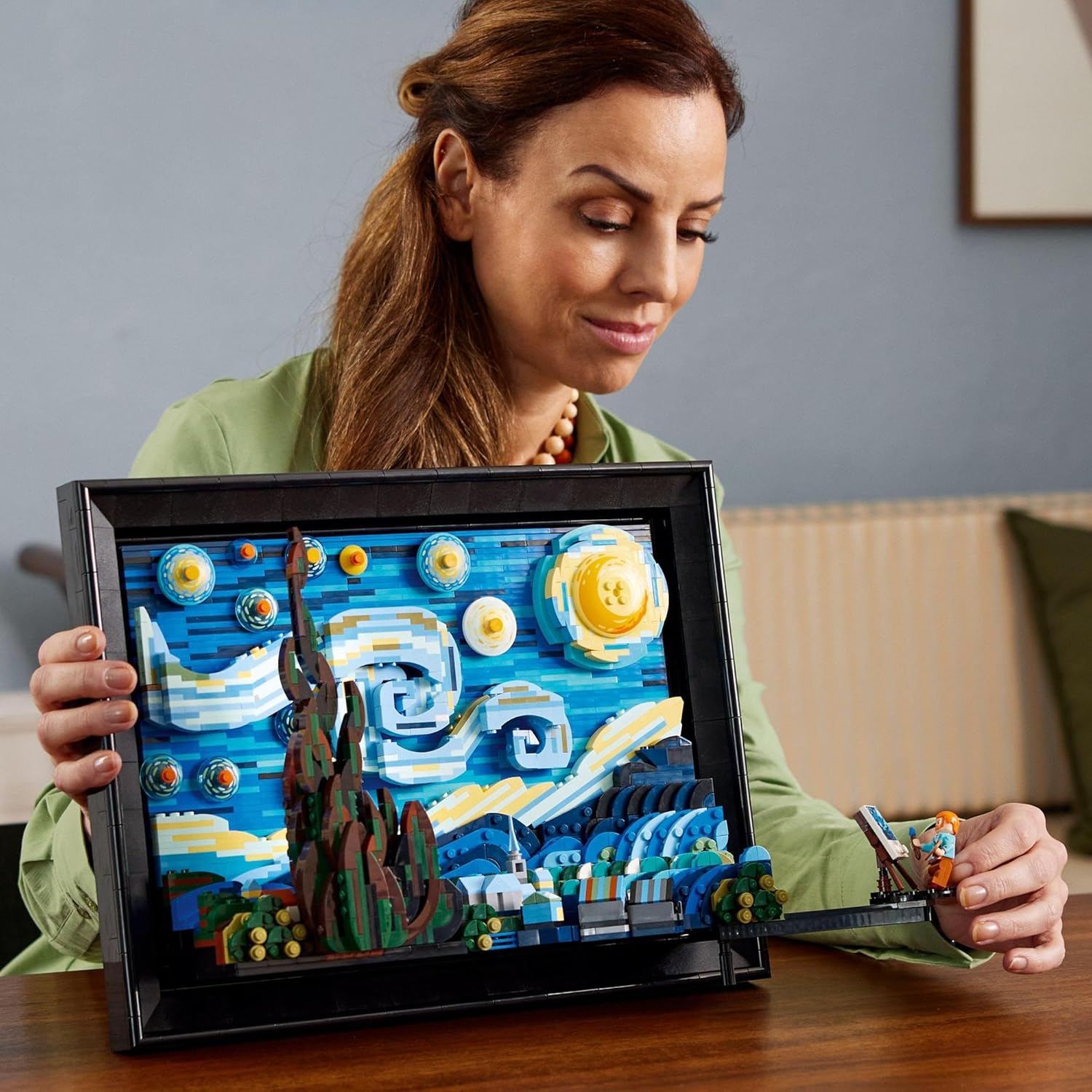 LEGO Ideas Van Gogh "Starry Night" 2316 Piece Toy Toy Birthday Christmas Present Blocks Mother's Day Father's Day Men Women Oil Painting Art Model Art Collection Interior Fashion 21333