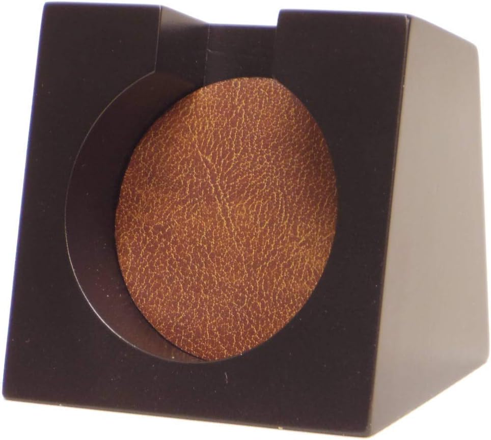 Non-standard mail shipping, Railway Watch Stand (small), Mahogany Deep Stain Urethane Matte, Synthetic Leather Cushion, Width 2.9 inches (73 mm), Storage Hole Diameter 2.1 inches (53 mm), Depth 0.8