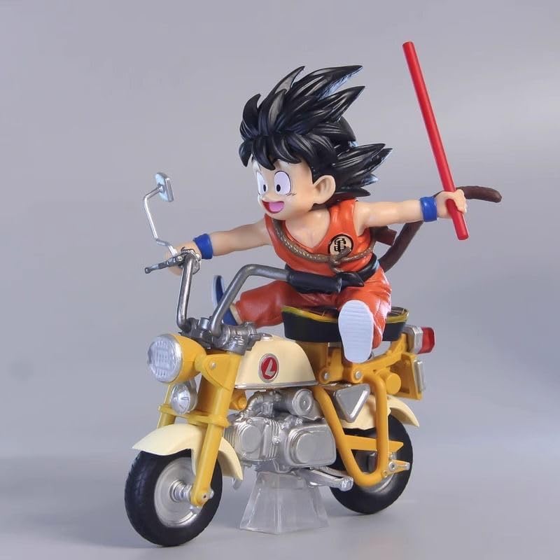 Set of 2 Dragonball Figures Son Goku and Turtle Sennin Bike, 5.1 inches (13 cm), No Box, Cartoon, Surroundings, Kids, Gift, Commemorative, Lucky Bag, Event, Decoration, Moe Goods, Stylish, Children's