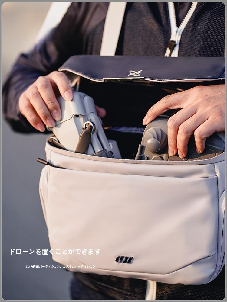 GYXX/Gaia Micro Single Pro SLR Camera Bag Men Crossbody Photography Bag Shoulder for G 7x2 Canon R 50 Fuji XT 5 XT 30 XS 20 XS 10 Nikon Sony ZVE 10, Black Pro Size (2 units, 2 mirrors), Storage Bag