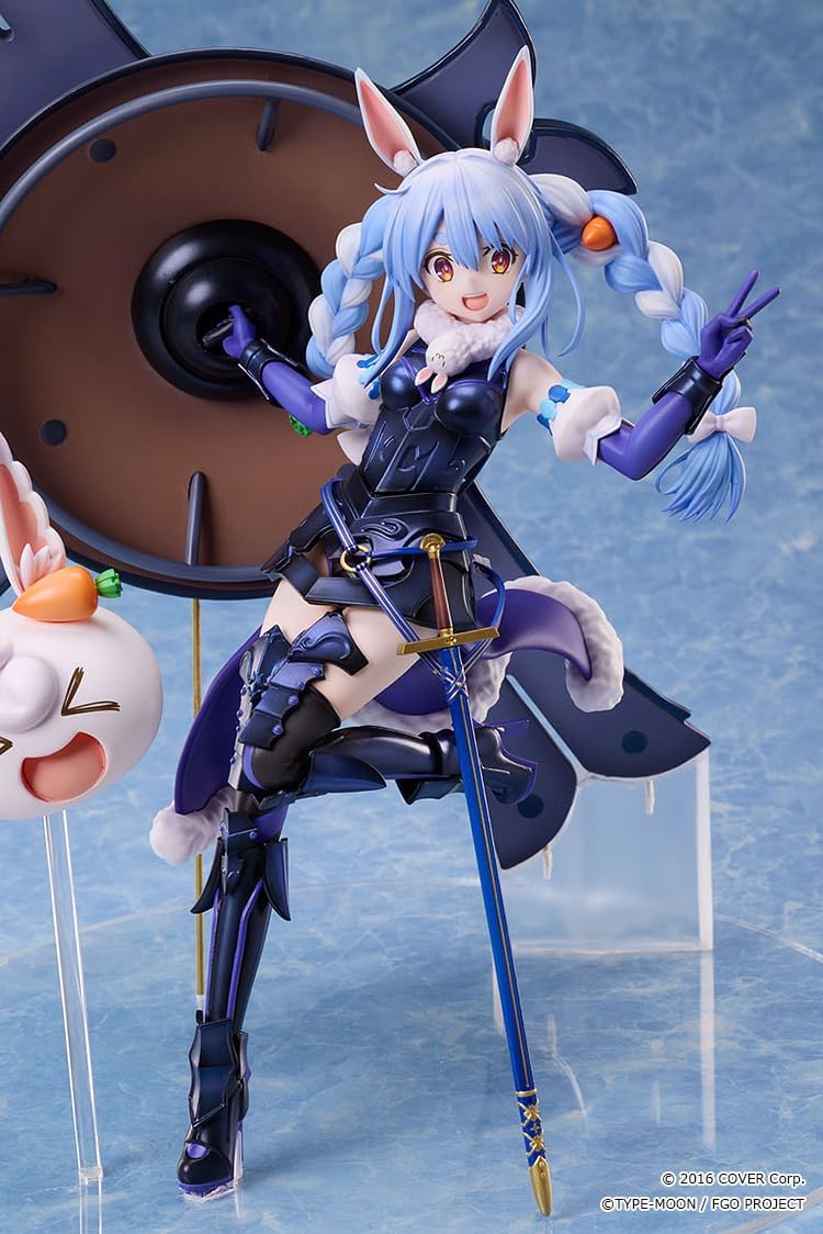 アニプレックス ホロライブプロダクション×Fate/Grand Order:ウサダ ペコラ×シールド/マッシュ キリエライト 1:7スケール PVCフィギュア