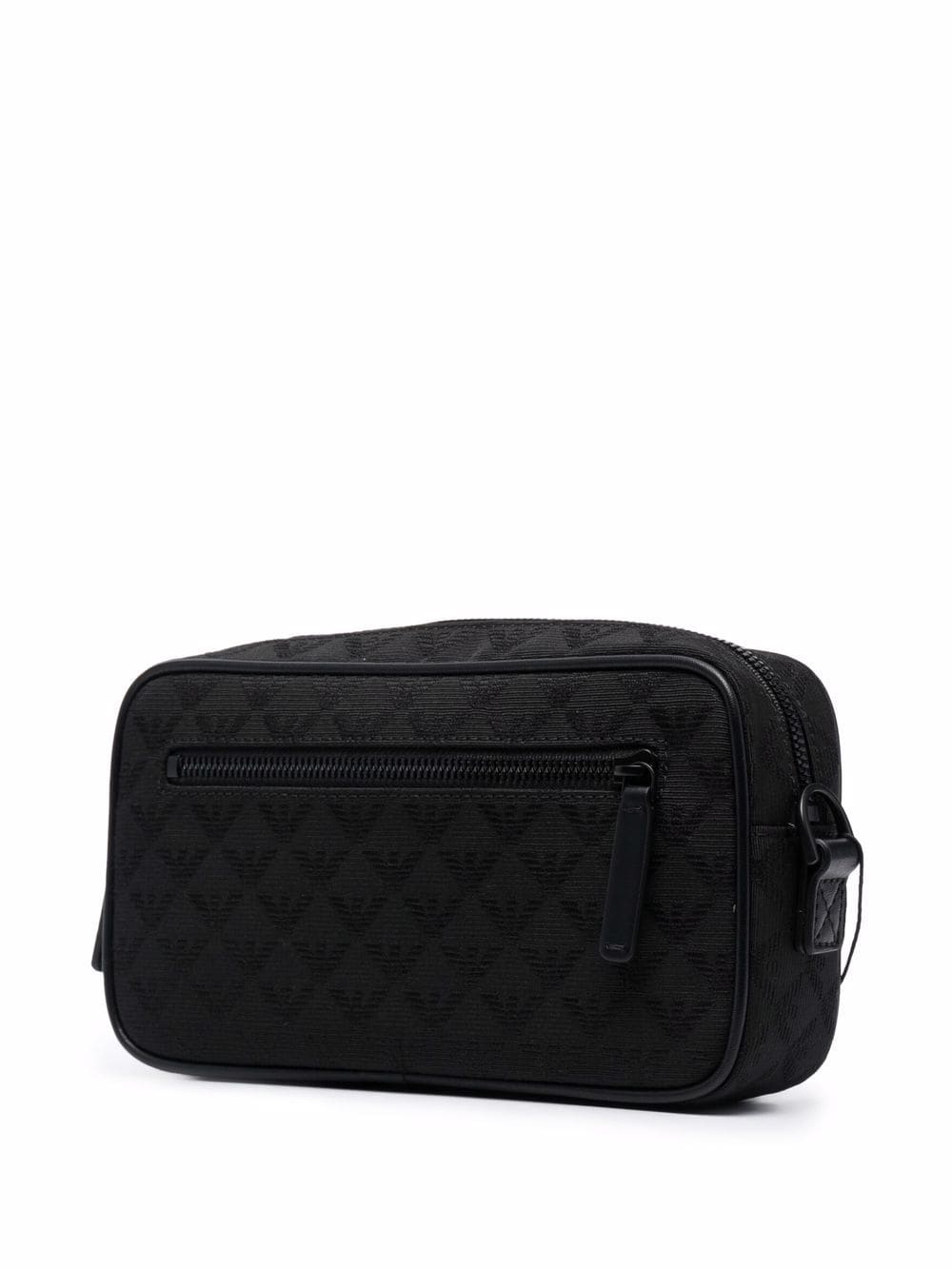 Emporio Emporio Armani Exclusive Allover Logo Wash Bag - Image 6