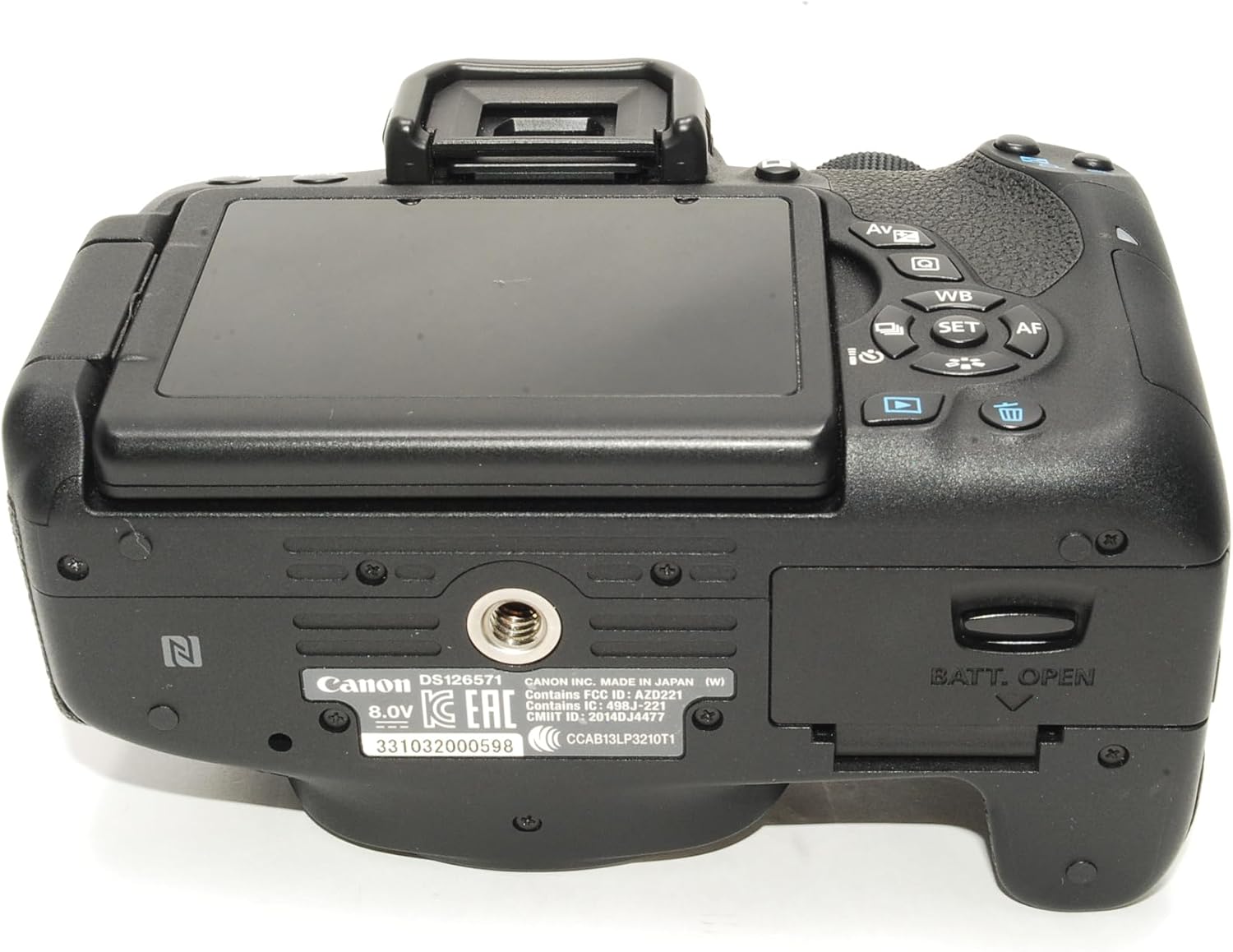 Canon Digital Single-lens Reflex Camera EOS Kiss X8i Lens Kit EF-S18-55mm F3.5-5.6 IS STM Included KISSX8I-1855ISSTMLK