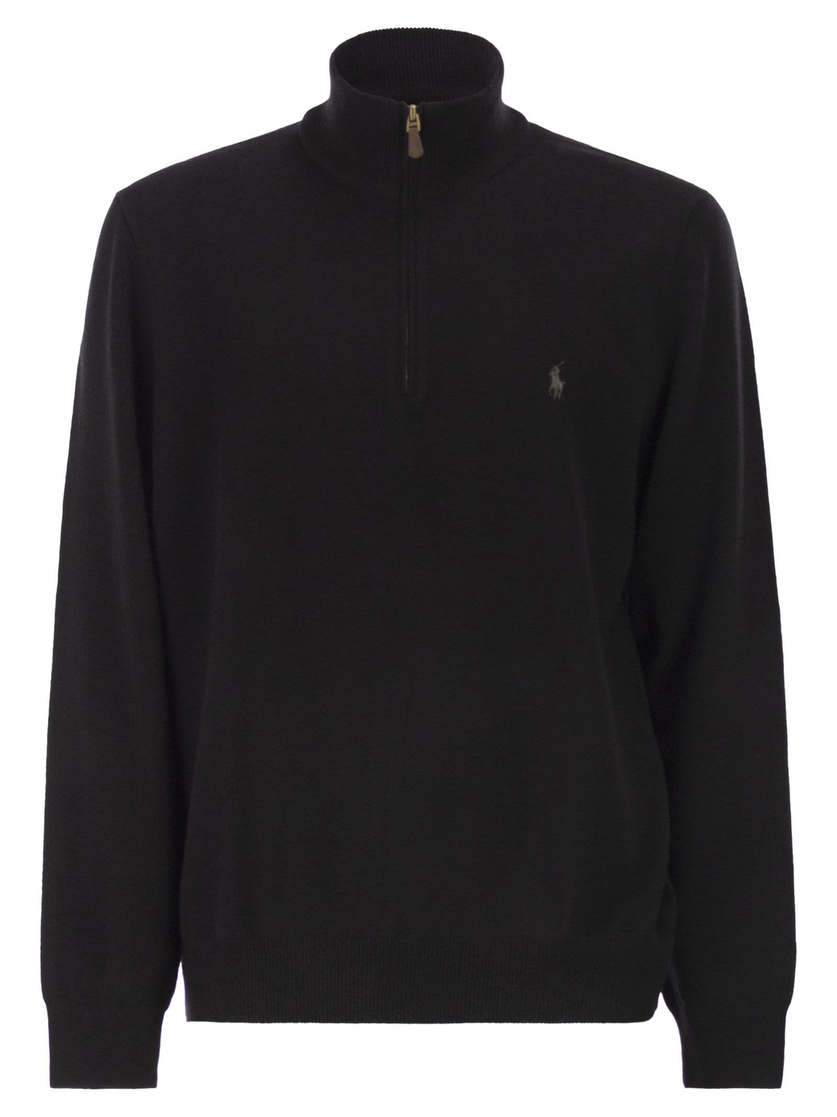 Polo ポロ ラルフローレン ウール プルオーバー ハーフジップ付き - Image 6