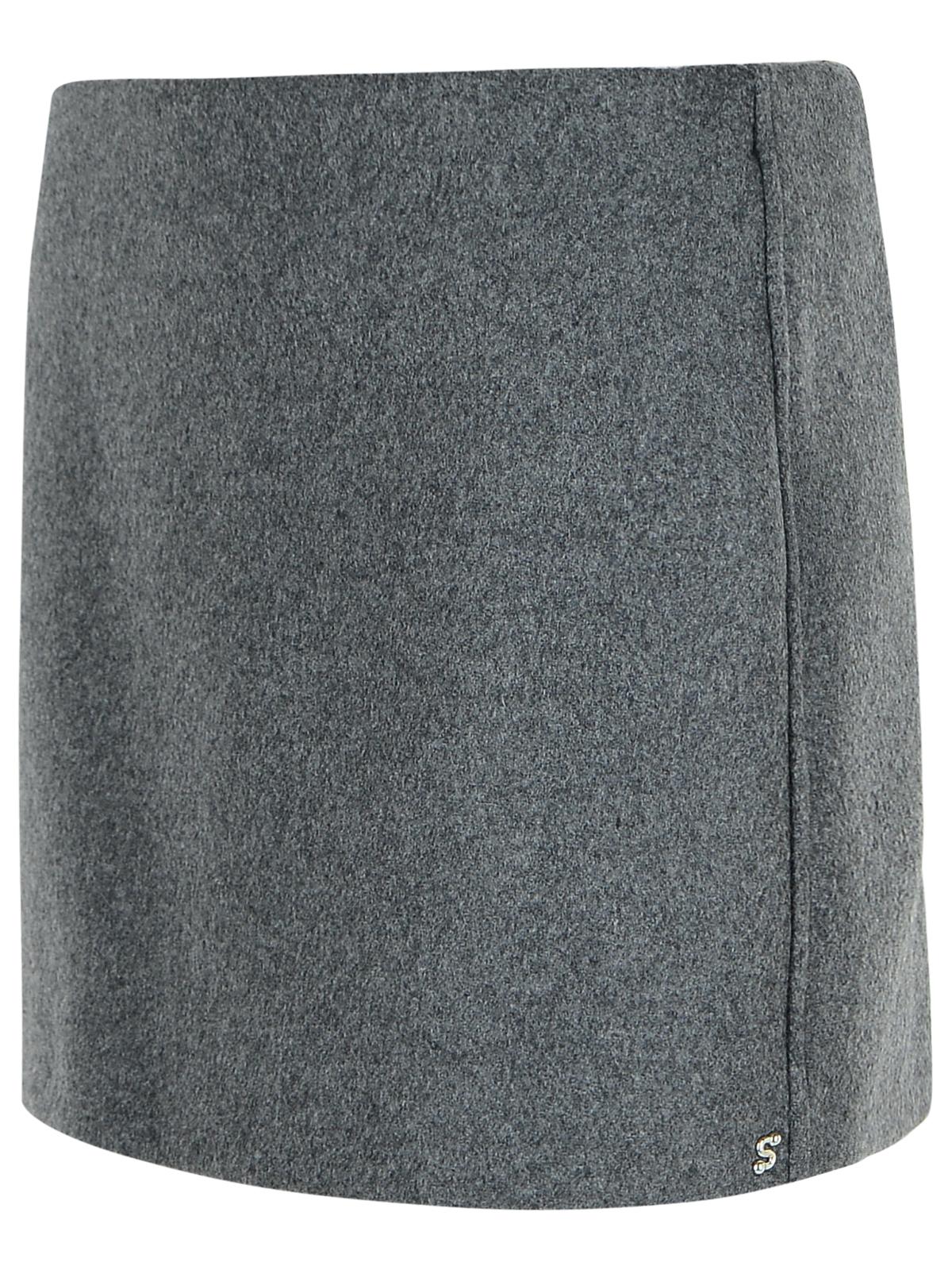 Sportmax SportMax 'Poggio'グレーバージンウールスカート - Image 6
