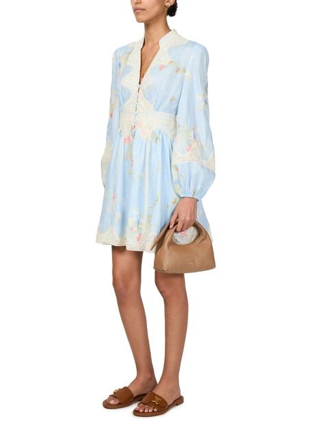 ZIMMERMANN Lucky lace plunge mini dress - Image 6