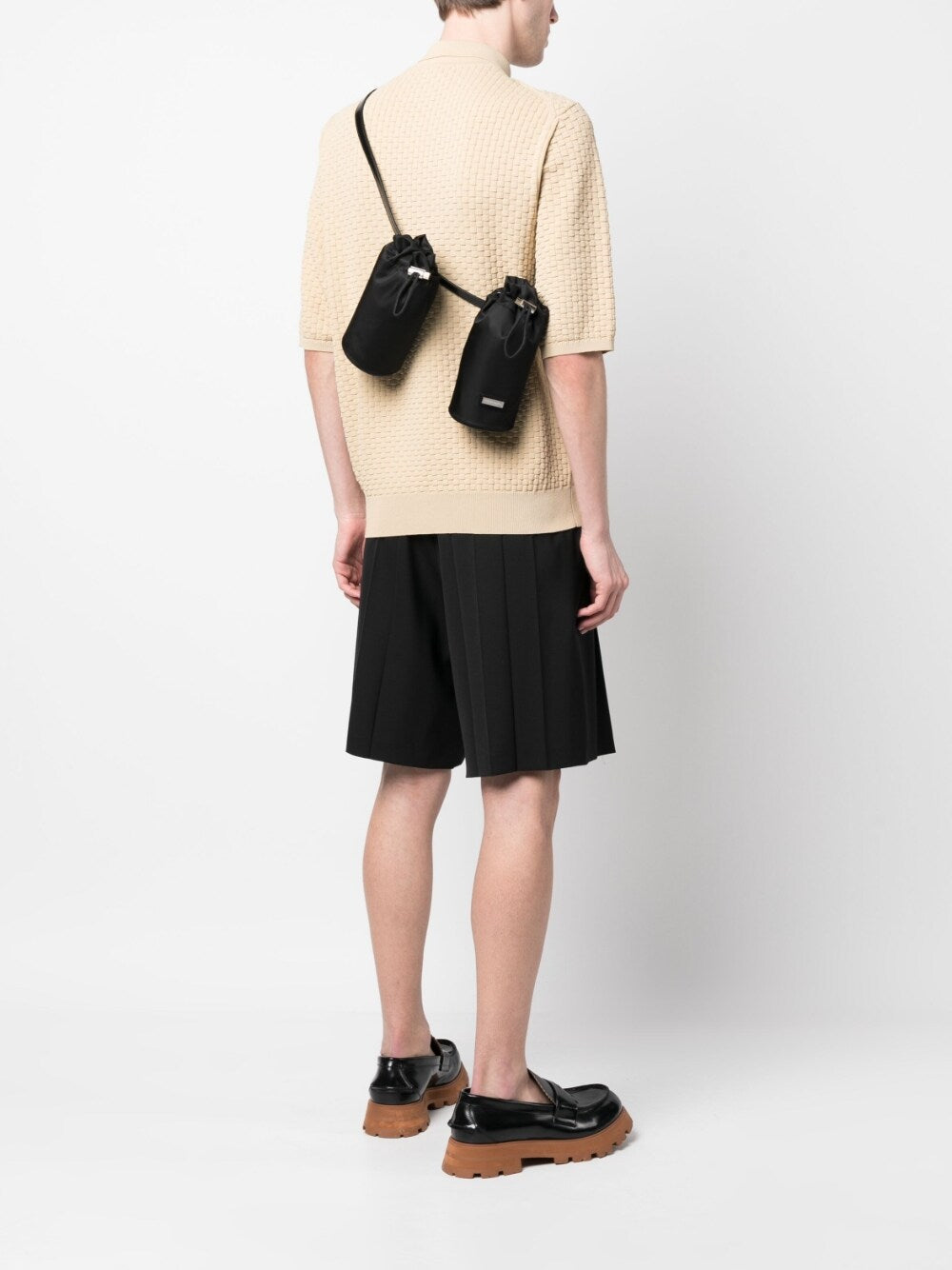 Salvatore フェラガモハイブリッドダブルボトルベルトバッグ - Image 6