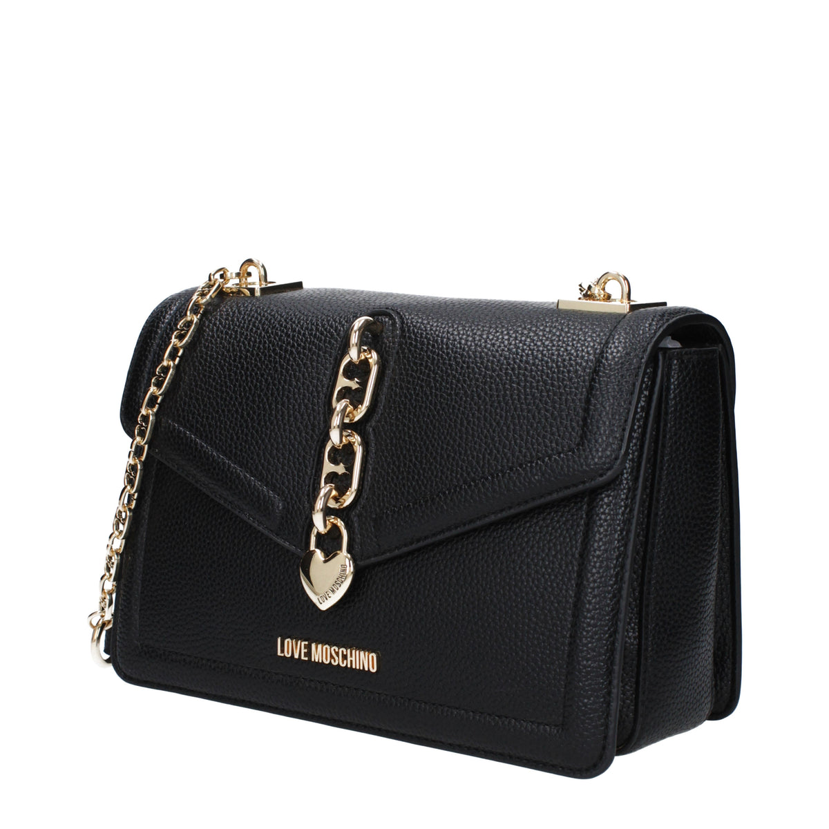 Moschino モスキーノのショルダーバッグが大好きな女性ポリウレタンブラック - Image 6