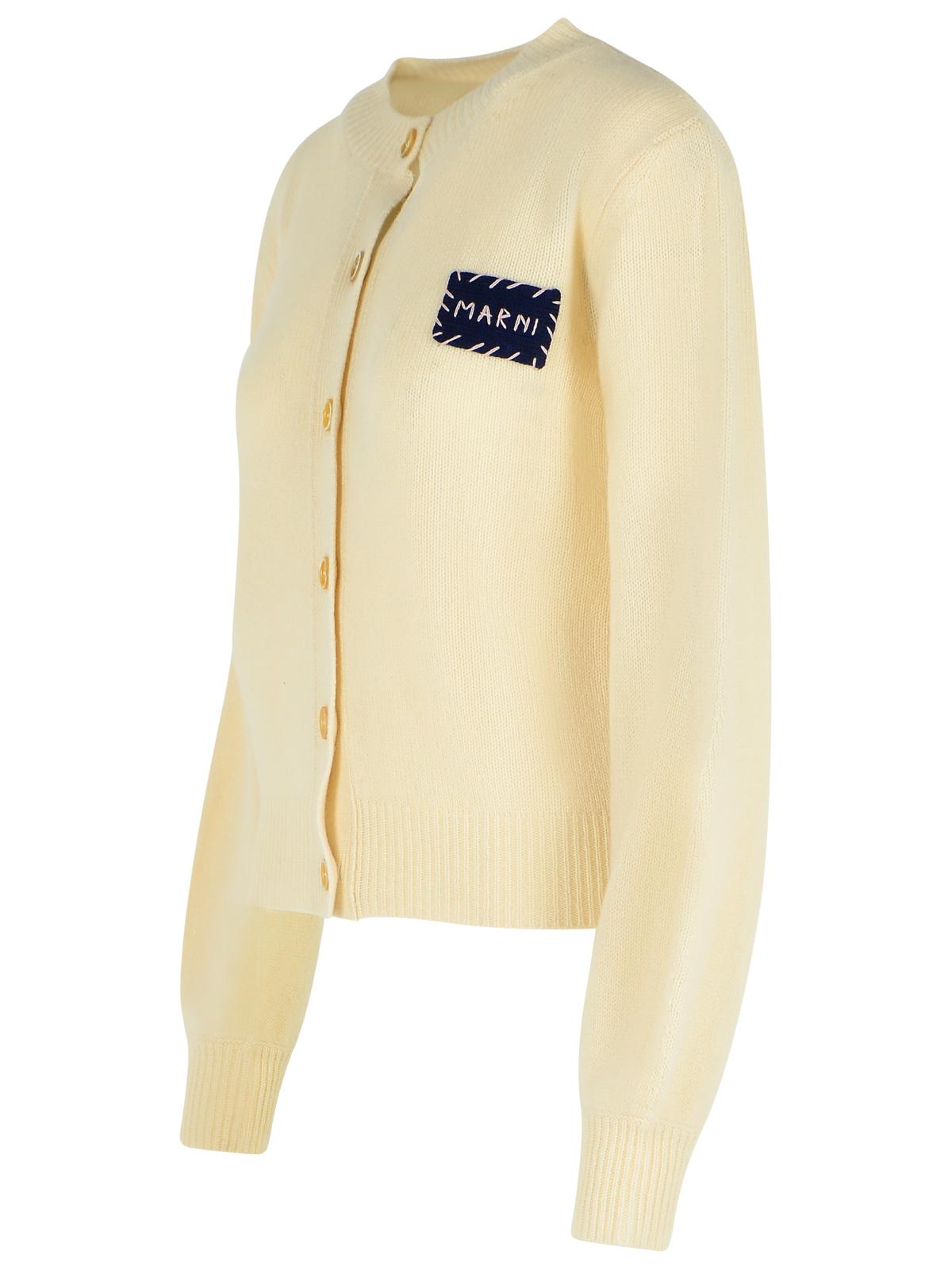 Marni Marni Ivory Cashmere Cardigan - Image 6