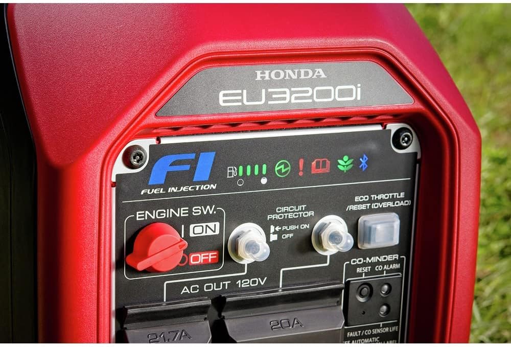 Honda 665730 EU3200IAN 3200 Watt Bluetooth Portable Inverter Generator with CO-MINDER