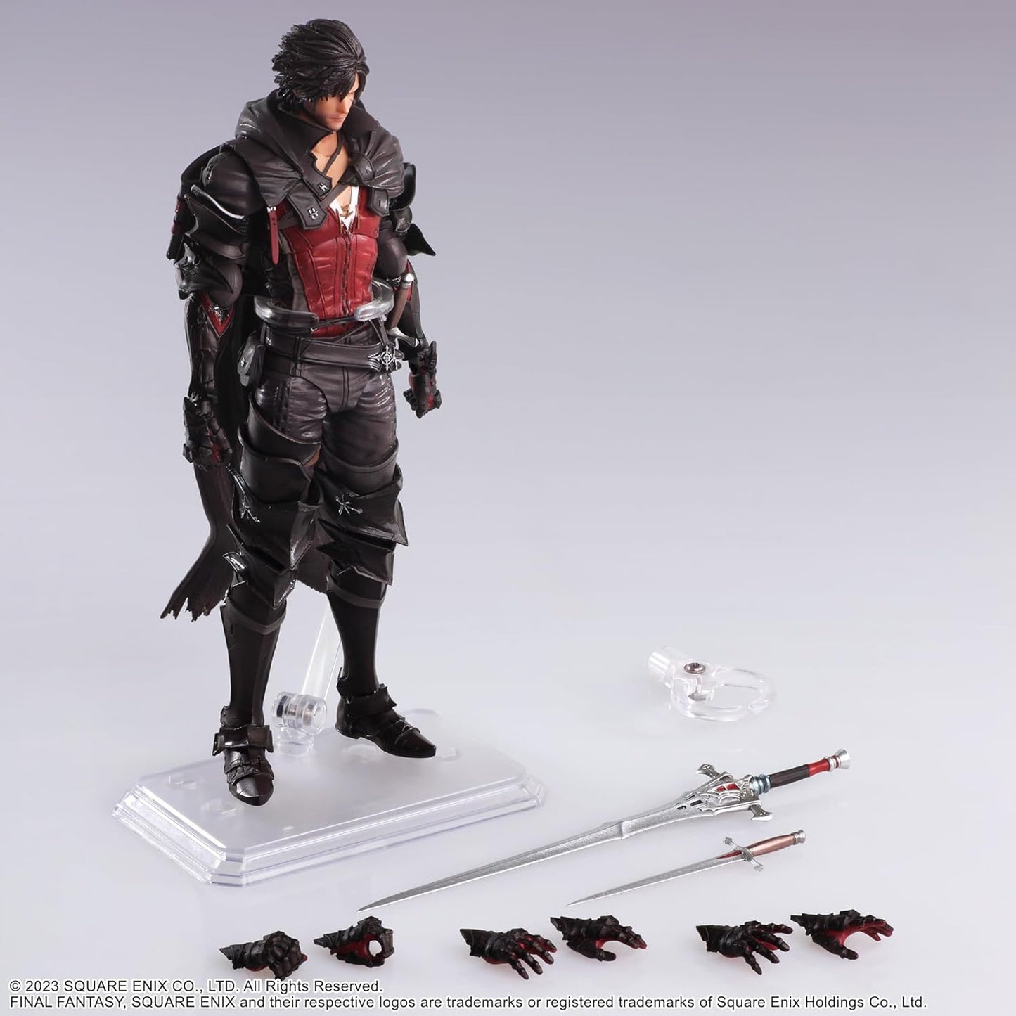 Square Enix Final Fantasy XVI Bling Arts Clive Rosfield & Torgal PVC Pre-painted Action Figure