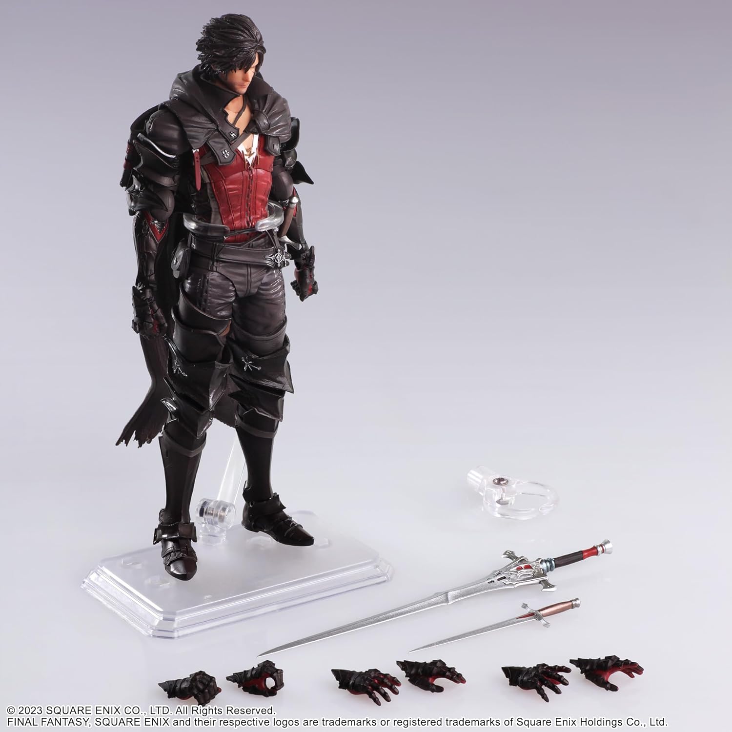 Square Enix Final Fantasy XVI Bling Arts Clive Rosfield & Torgal PVC Pre-painted Action Figure