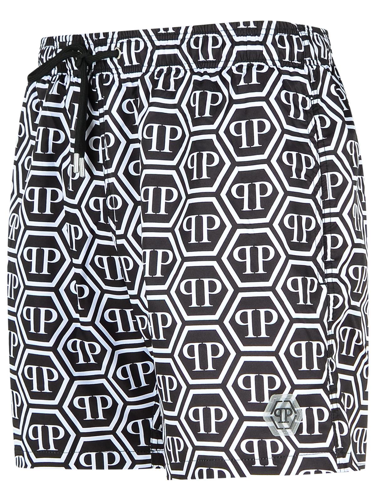 Philipp フィリップ・プレイン・ブラック・ポリエステル・水着 - Image 6