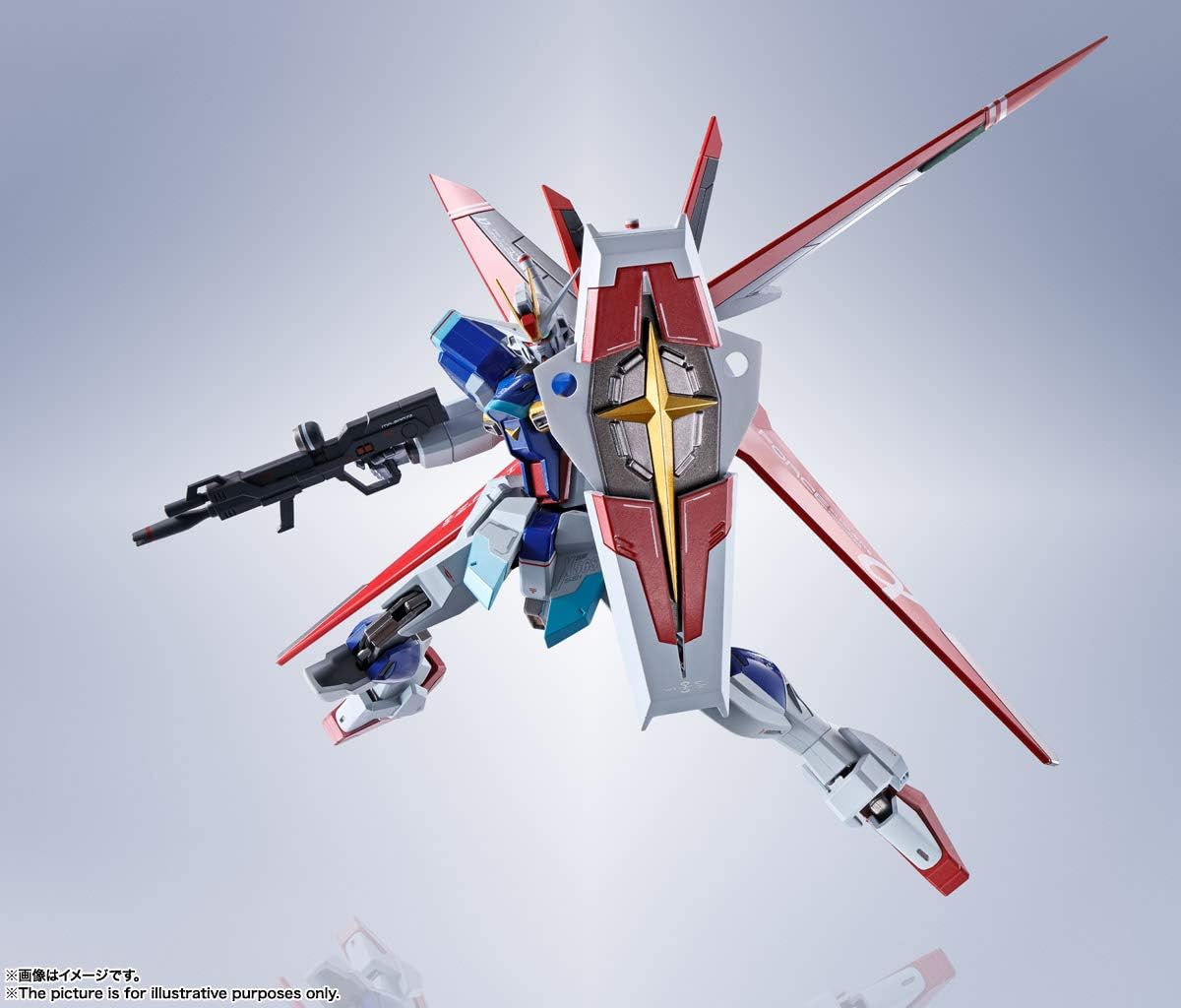 Metal Robot Spirits Mobile Suit Gundam SEED DESTINY Side MS Force Impulse Gundam, Approx. 5.5 inches (140 mm), ABS & PVC & Die Cast Pre-painted Action Figure