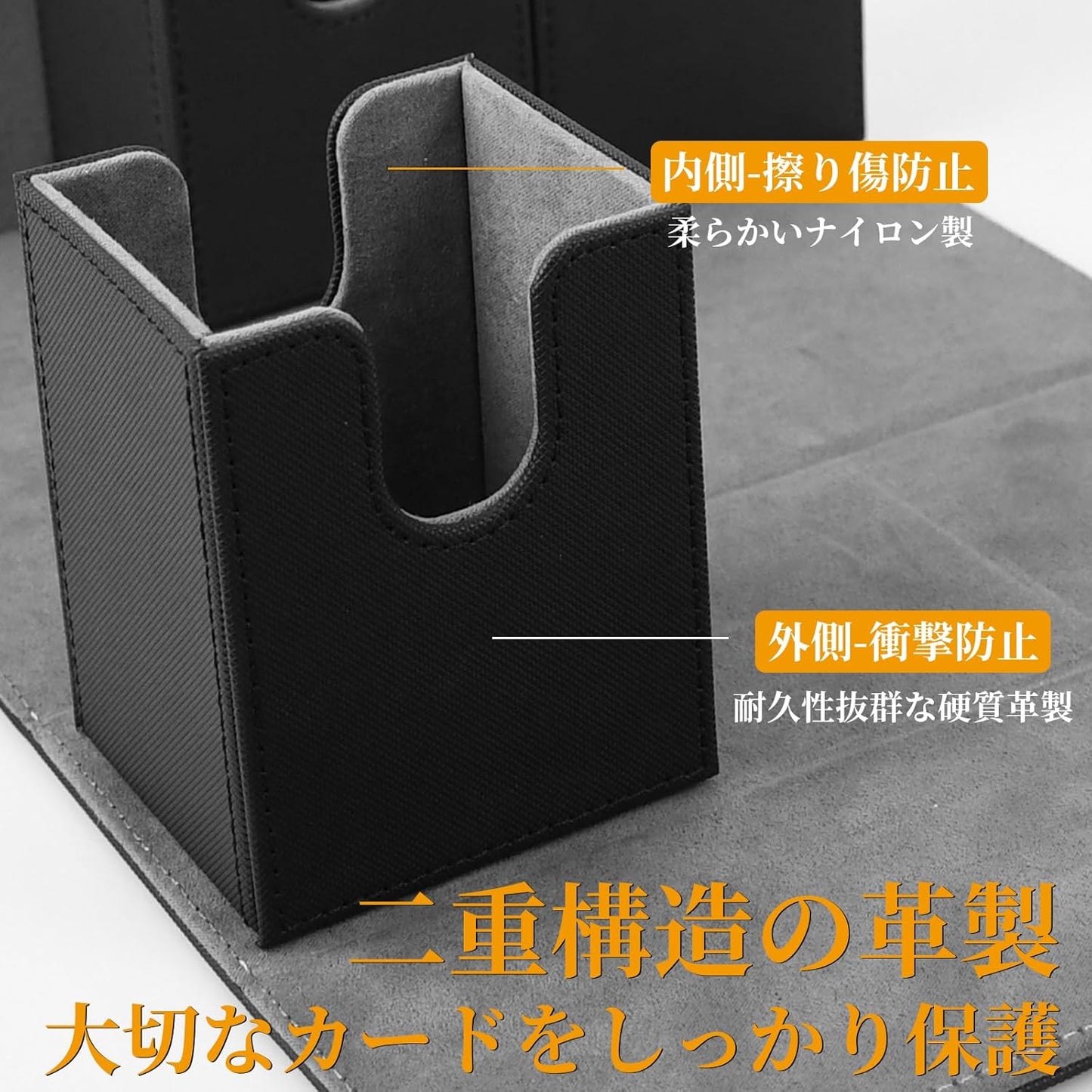 Athvcht Deck Case, Large Capacity, Leather Card Display Window, Holds 300 Cards, Magnetic Loader, Pokécards, Deck Case, 3 Sorting, Trading Card Case, Leather, Trading Card Holder, Compatible with