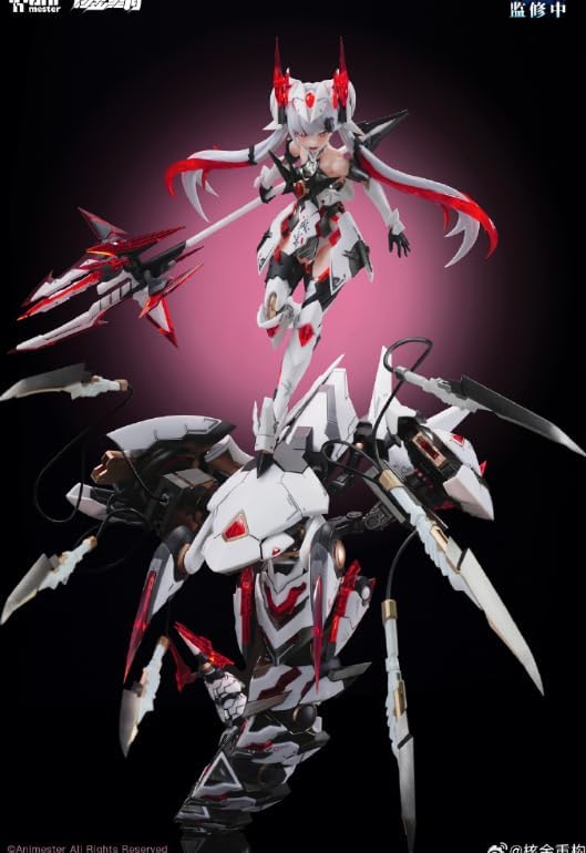 [AC] Nuclear Gold Heavy Construction ANIMESTER 1/12 Armored Girl Purple Micro White Pretty Action Plastic Model