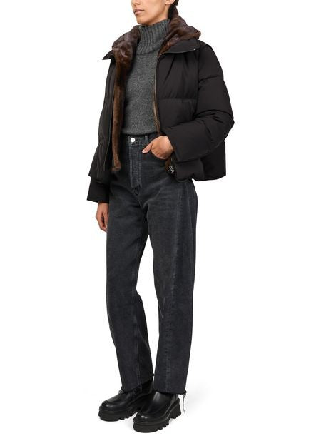 YVES SALOMON Puffer jacket with a mink fur hood - Image 6