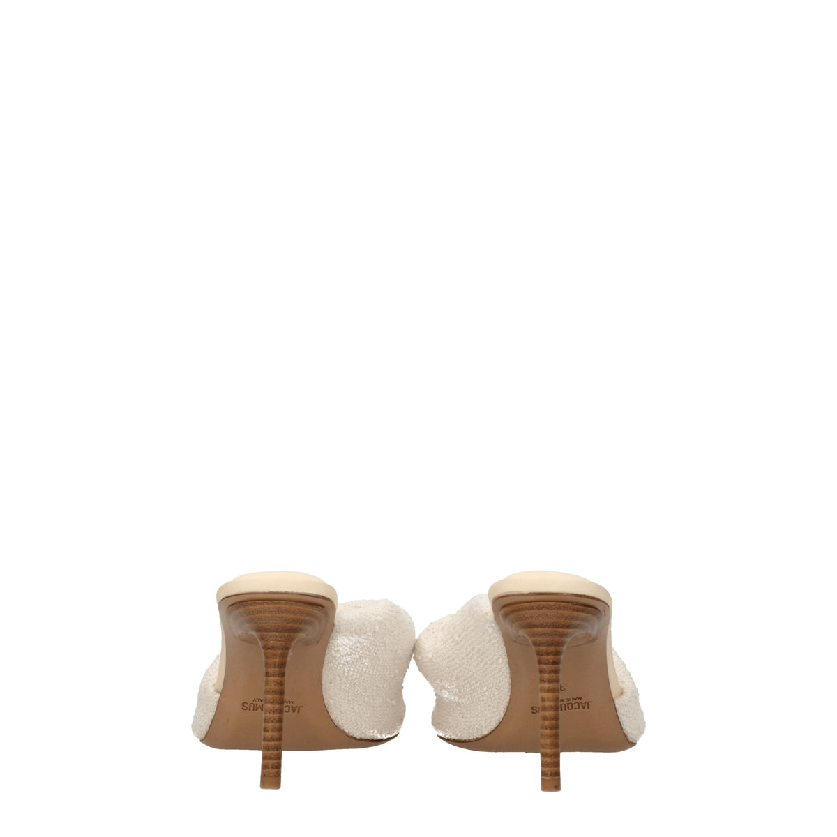 Jacquemus Jacquemus Sandali Donna Tessuto Beige/Bianco Sporco - Image 6
