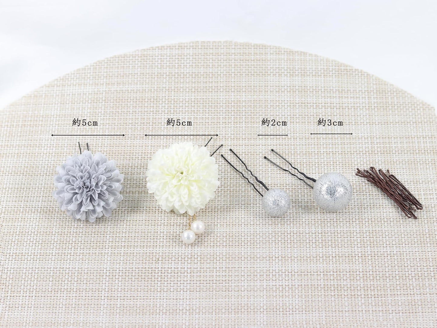NANA Handmade Hair Ornament, Ping Pong Mu, Japanese Ball, Cute, Coming of Age Ceremony, Shichi-Go-San Fireworks Festival, Yukata, Graduation Ceremony, School Entrance Ceremony, Summer Festival