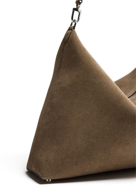TOTEME Bevel medium bag in cord-suede - Image 6