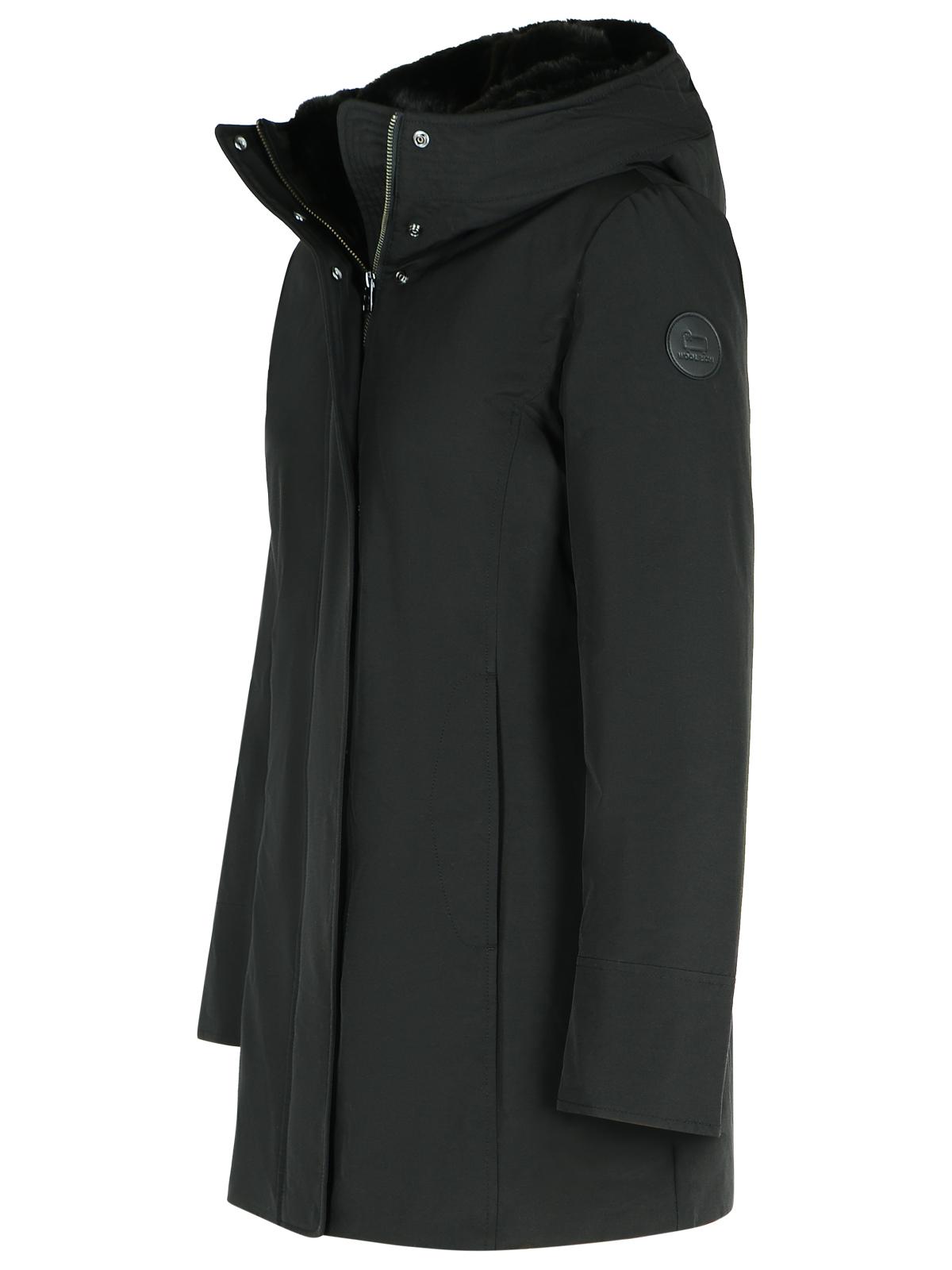 Woolrich ウールリッチジョンリッチ＆ブラザーズボールダー 'ブラックコットンブレンドパーカー - Image 6