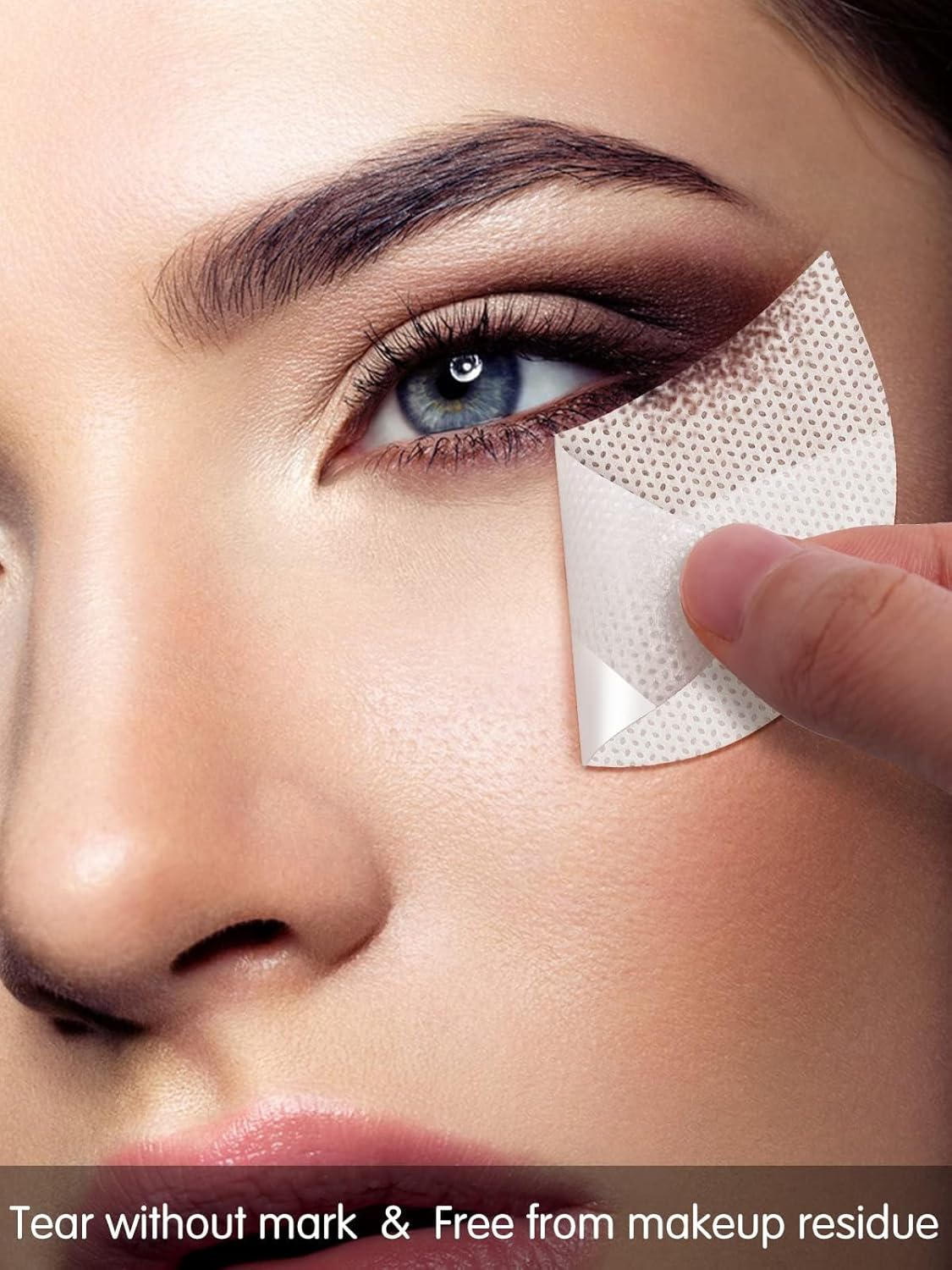 Kalolary 120pcs Eyeshadow Shield, Eyeshadow Pad Stencils No Line Under Eyepad Eyeshadow Patch Eyeshadow Extensions/Lip Makeup