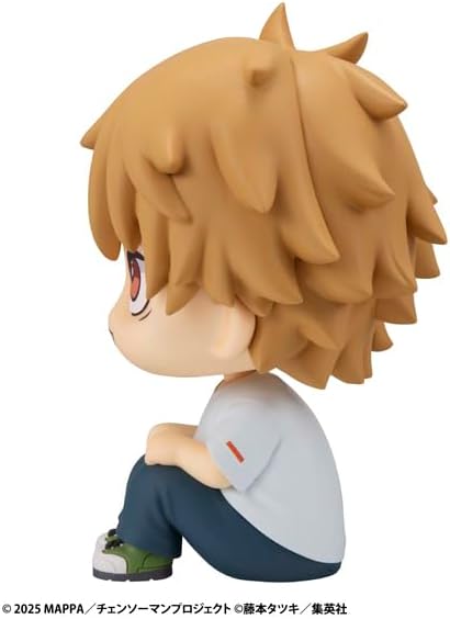 MegaHouse Rukupu Movie Version "Chensorman Reze Version" Dengi Plain Clothing Version, Approx. 4.3 inches (110 mm), PVC Resin Pre-Painted Action Figure