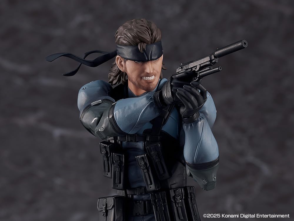 figma METAL GEAR SOLID2 SONS OF LIBERTY Solid Snake MGS2 Ver. Updated Edition, Non-Scale Plastic Pre-painted Action Figure