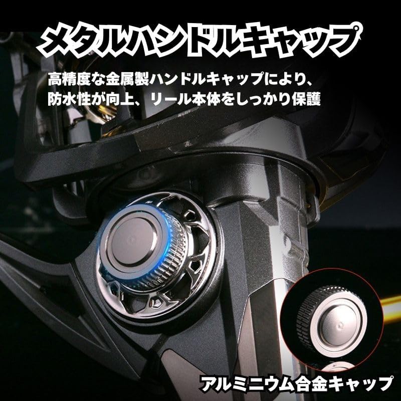 スピニングリール 8000番 10000番 12000番 大物 ねじ込み式 大型スピニングリール オフショア ハイパフォーマンス 釣りリール フィッシング リール 遠投 釣り ドラグ力20KG 海釣り 川釣り 湖釣り 防波堤 渓流釣り ソルトウォーター 釣り具 [並行輸入品]